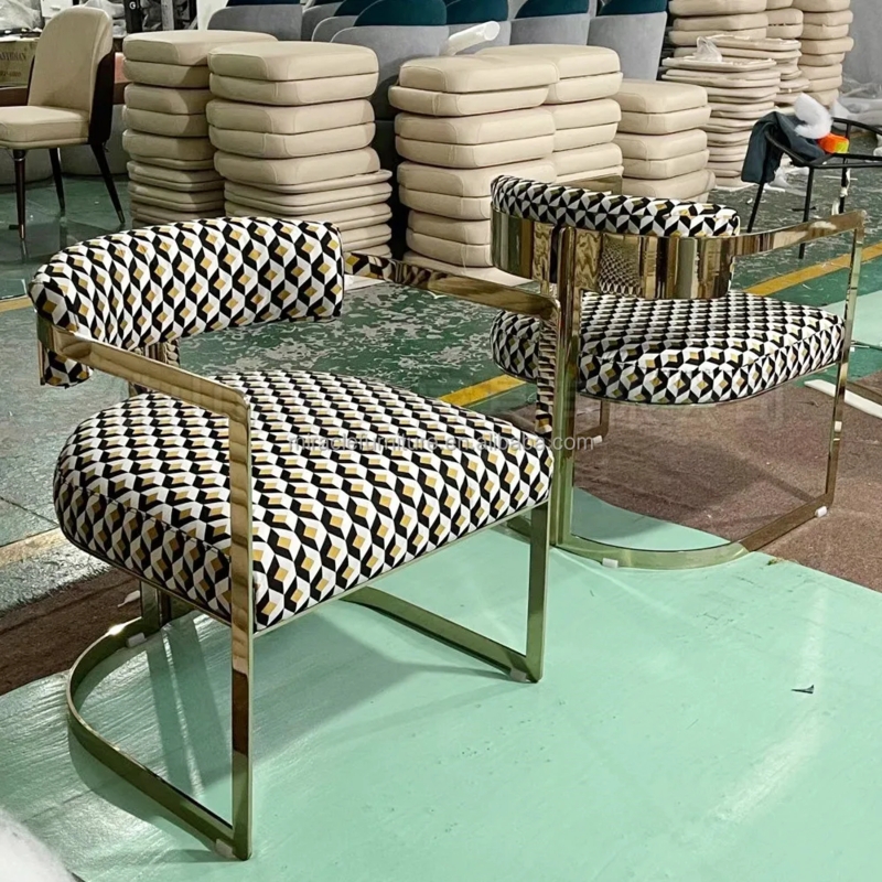Accent Chair Emerald Green Velvet-Like Polished Gold Sled Base Wingback