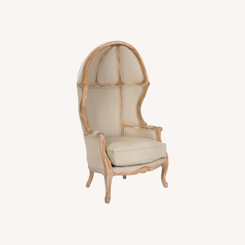 Accent Chair Navy Blue Balloon Back Chrome Toned Frame Glam