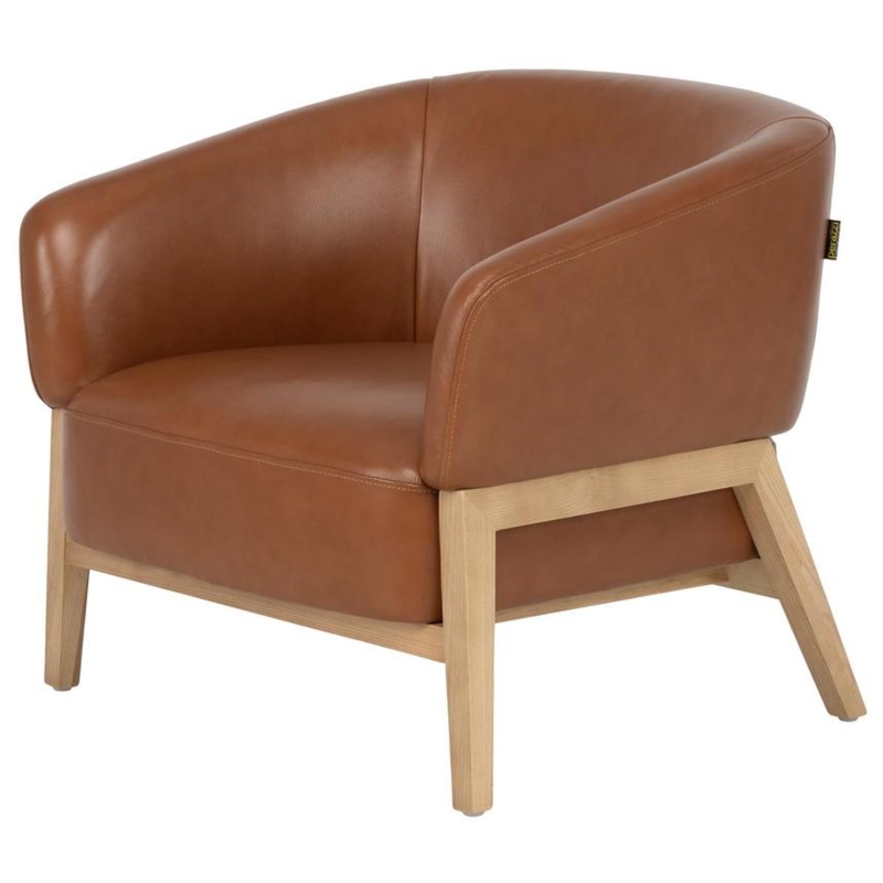 Accent Chair Padded Armrest Wraps Matte Black Sled Base Industrial Seating