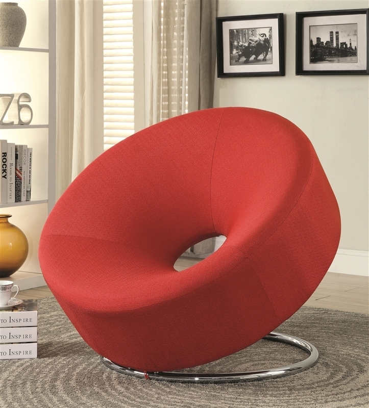 Accent Chair Piping Detail Linen Texture Contemporary Barrel Chair