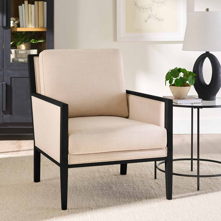 Accent Chair Spindle Back Upholstered Windsor Transitional Seating