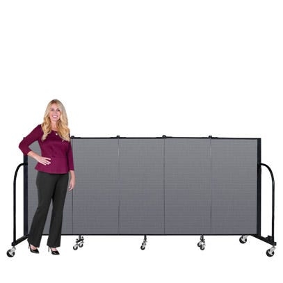 All 4' H Freestanding Portable Room Dividers by Screenflex Options |  Partitions and Room Dividers | Worthington Direct