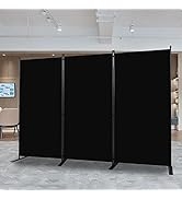Amazon.com: CHOSENM Room Divider, 3 Panel Folding Privacy Screens with  Wider Support Feet, 6 Ft Portable Room Partition for Room Separator, 102" W  X 71" H, Black : Home & Kitchen