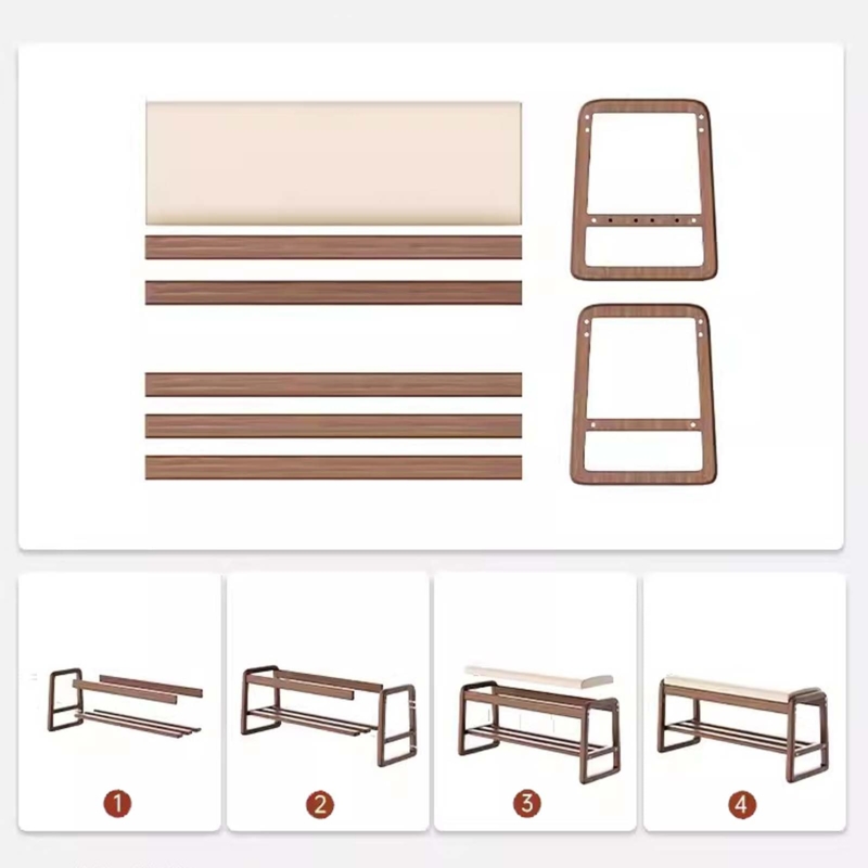 Amazon.com: Entryway Bench 22x12x17 inch, Shoe Bench for Bedroom, 2-Tier  Shoe Rack with Padded Seat, Storage Bench for Entryway, Shoe Storage  Organizer Benches for Front Door Entrance : Home & Kitchen