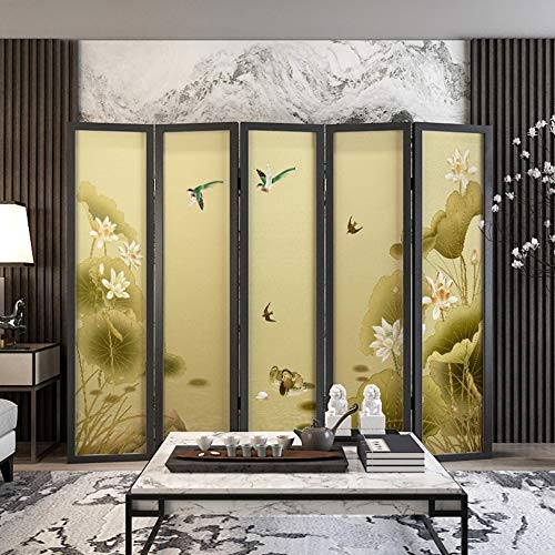 Amazon.com: Even Landscape Painting Decoration Wooden Room Divider,Room  Partition Furniture Wall,Privacy,4-Panel Traditional Charm Screen partition  : Home & Kitchen