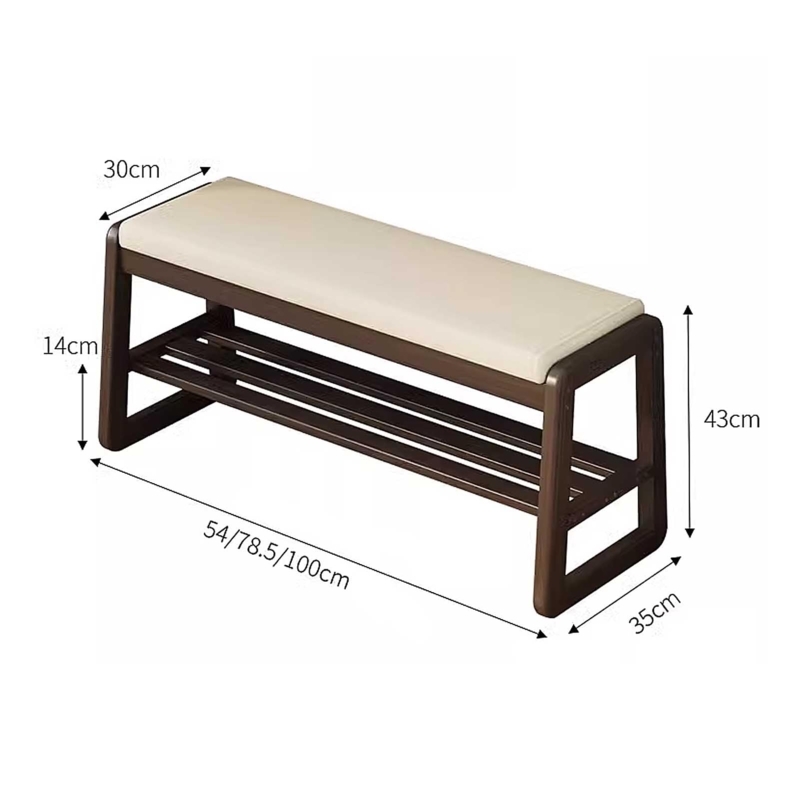 Amazon.com: HotcoS Indoor Small Bench for Bedroom Solid Wood Shoe Rack for  Entryway Small Shoe Changing Stool Short Bench with Seating : Home & Kitchen