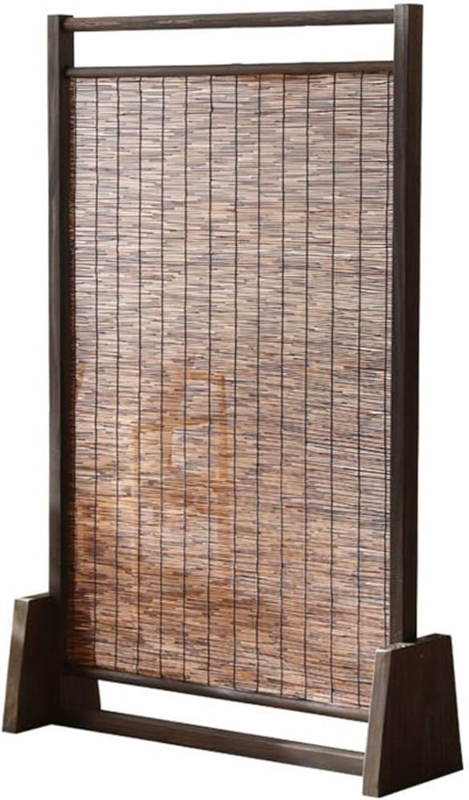 Amazon.com: JCWGLY Room Dividers Pine Wood Frame Room Divider Screen Single  Panel Reed Privacy Screen Partition for Living Room Bedroom Separating  42.91inchx70.86inch : Home & Kitchen