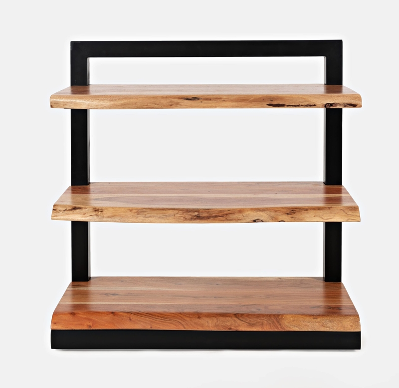 Amazon.com: Jofran Nature's Solid Acacia Live Edge Bookcase, 3 Shelf :  Beauty & Personal Care
