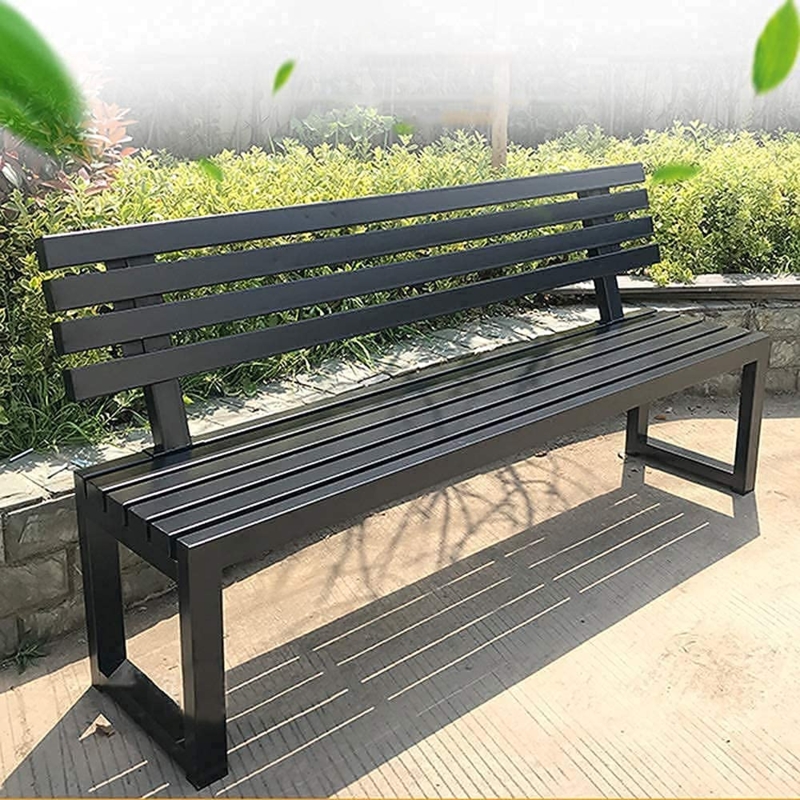 Amazon.com: Outdoor Benches Outdoor Bench Bench,Terrace Park Garden Bench,  Outdoor 2-3 Seat Bench Metal Lounge Chair, Furniture Weather-Resistant  Porch Chair (Black Backrest 47") : Patio, Lawn & Garden