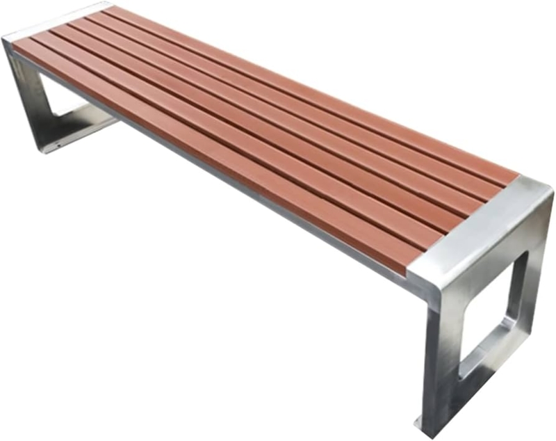 Amazon.com: Outdoor Garden Bench,Patio Garden Bench Outdoor Bench,  Heavy-Duty Metal Park Bench, Stainless Steel Frame and Chair Slats, for  Backyard Lawn Porch Path, Multicolor ( : Patio, Lawn & Garden