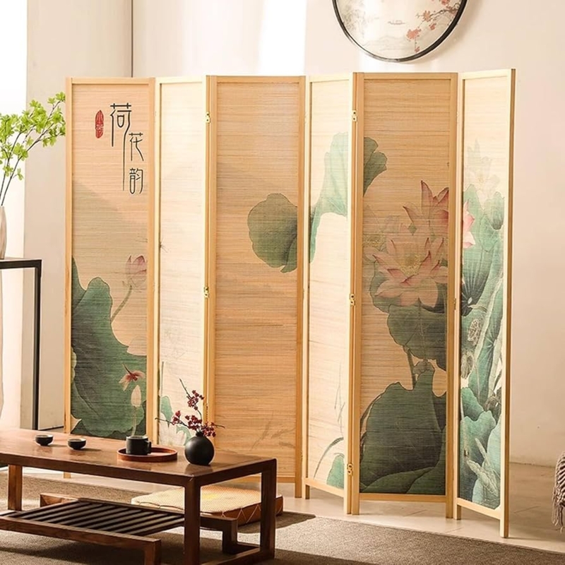 Amazon.com: RENLXFI Room Dividers and Folding Privacy Screens, 5.7 Ft 6.6  Ft Tall, Internal Office Bedroom Separator 6 Panels, Wood Folding Wall  Divider (Size : 175cm/68.9in) : Home & Kitchen