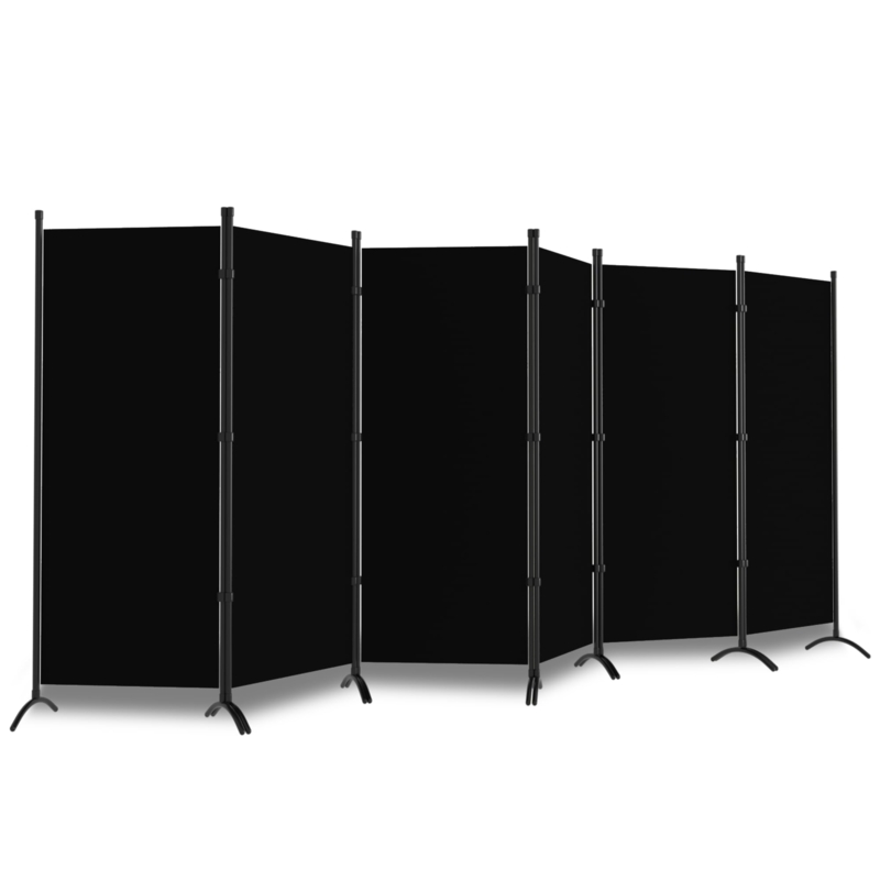 Amazon.com: Room Divider, 6 Panel Room Dividers and Folding Privacy Screens,  6FT Partition Room Office Wall Divider for Separation 200" W Fabric,  Portable Freestanding Room Divider Wall (Black) : Home & Kitchen
