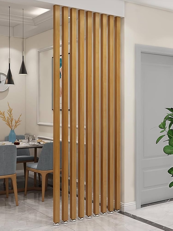 Amazon.com: Wood Slat Room Dividers Floor to Ceiling, 8 7 6 5 4 3 Feet Tall Wall  Partition Screen Post for Office, Stairway, Lofts and Porch, Modern Living  Room Decorative Panel(5 Pack,210cm/82.6in/6.88ft) :