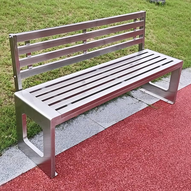 Amazon.com: YLLSMGS Outdoor Bench Metal Steel Benches Furniture Garden Bench  Stainless Steel Large Slatted Seat for Garden Patio Porch(150cm/59in) :  Patio, Lawn & Garden