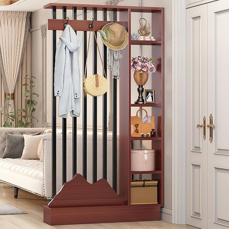 Amazon.com: YUGXTH Wall Room Divider, Wall Privacy Screens, Storage Cabinet  with Shelves and Coat Rack Cabinet, Modern Freestanding Wood Room Divider  Screen, for Apartment/Office(Red,140cm/55.1in) : Home & Kitchen