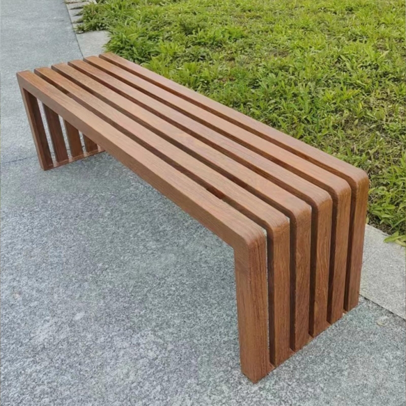 Amazon.com: ZAIHW Metal Patio Bench, Imitation Wood Grain Park Bench,  Sturdy Steel Furniture Bench for Garden Yard Front Porch Path Lawn Outdoor(Light  Wood Grain,120cm) : Patio, Lawn & Garden