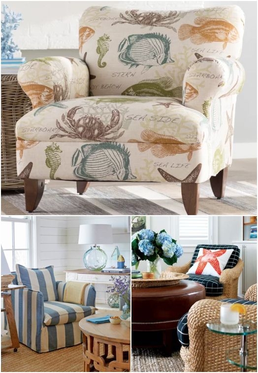 Armchair Blonde Oak Curved Wood Frame Coastal Scandi Style