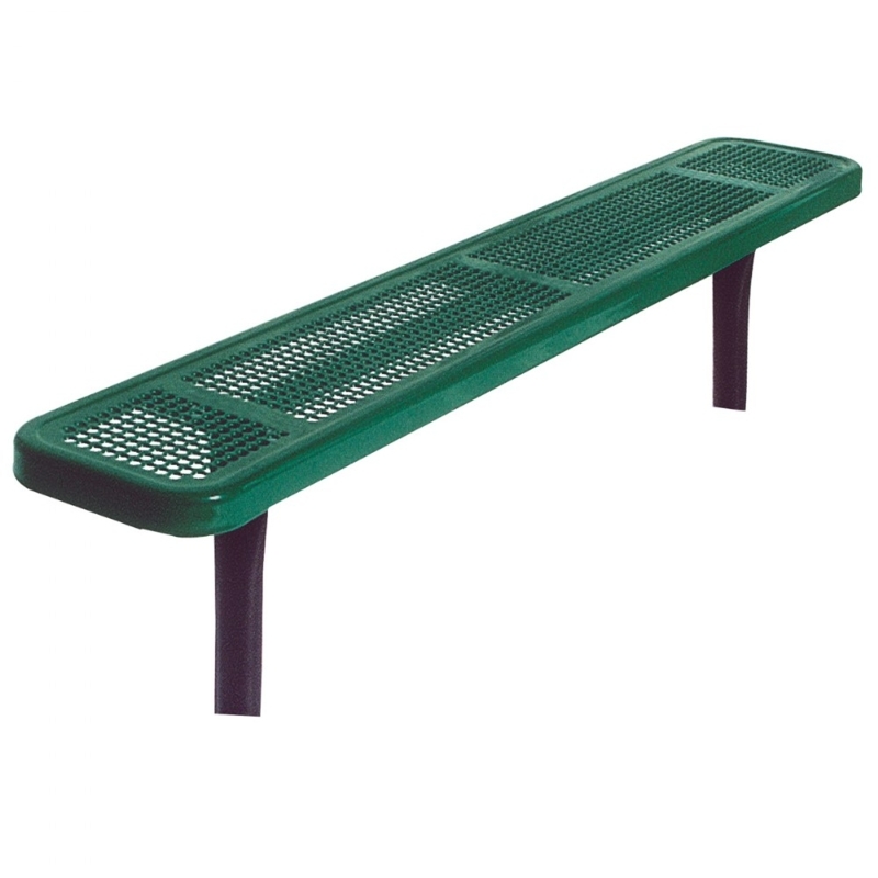 Backless Bench Curved Modular Primary Colors Classroom Seating