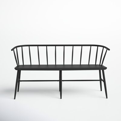 Backless Bench Woven Pedestal Base Cream Coastal Entryway Seating