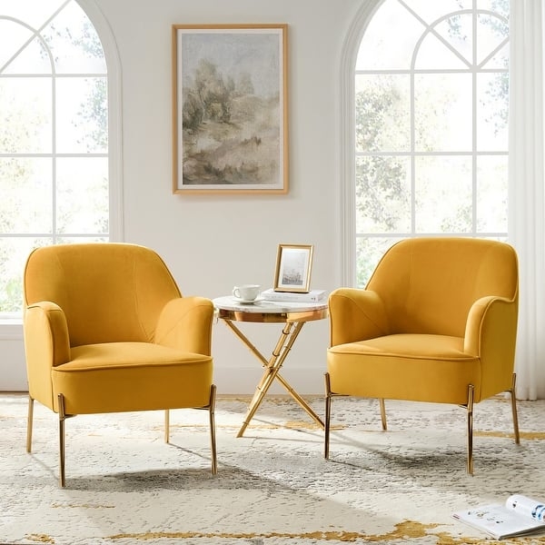 Barrel Chair Teal Velvet Channel Tufted Back Gold Tapered Legs Glam