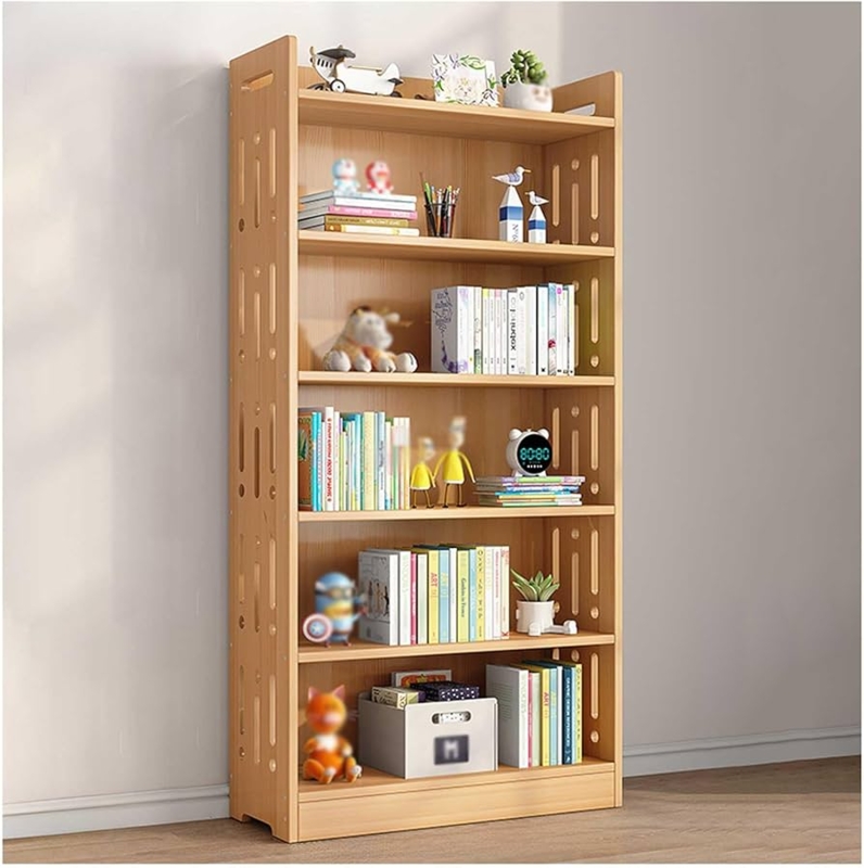 Bookcase Curved Arched Top Metal Frame Wood Shelves Industrial