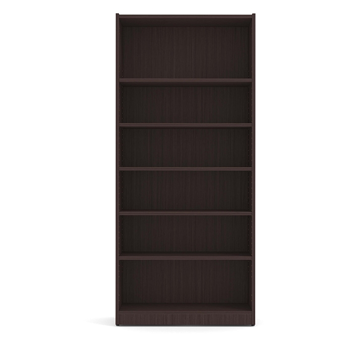 Bookcase Five Tiers 71 Inch Height Open Shelving