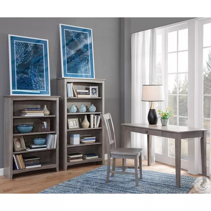 Bookcase, Shaker Silhouette, Five Tier, Farmhouse Style.