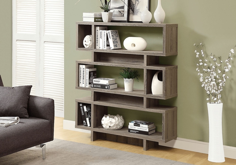 Bookcase, X-Back Sides, Trellis Sides, Open Frame.