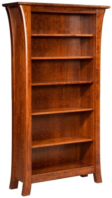 Chandler Rustic Cherry Bookcase - Countryside Amish Furniture