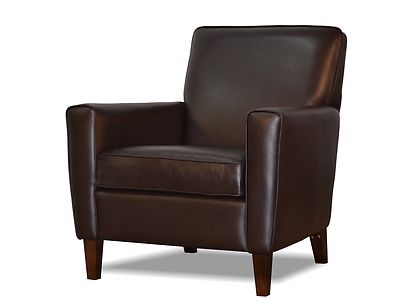 Club Chair: Traditional Dark Faux Leather Diamond Tufting Nailhead