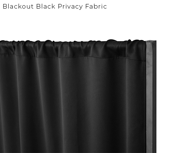 Compact College Privacy Frame Durable Metal Construction Black Frame Dorm Room  Divider