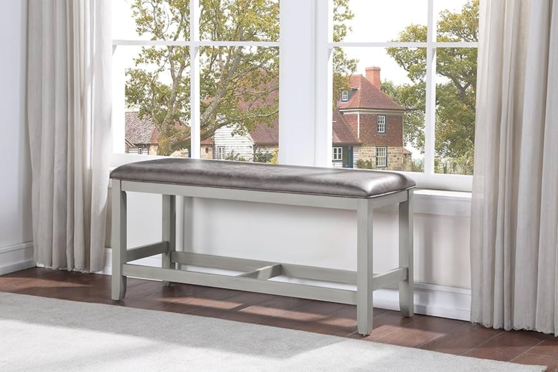 - Counter Bench Dark Gray QU343 - Table Benches