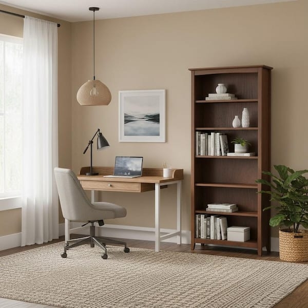 Espresso - Bookcases & Bookshelves - The Home Depot