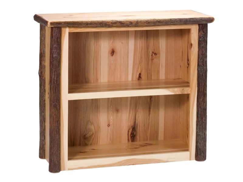 Espresso Finish Bookcase, Lodge Style, Compact Size