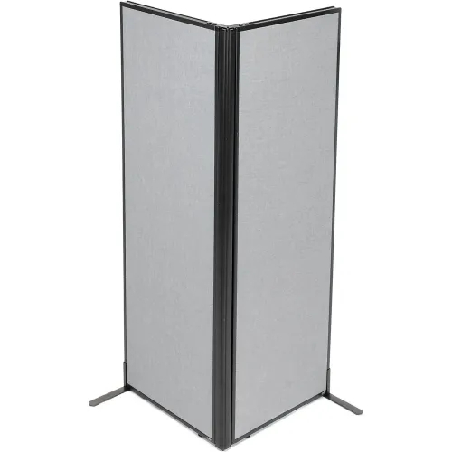 Freestanding Corner Partition Wall, Special Corner Hinge Design
