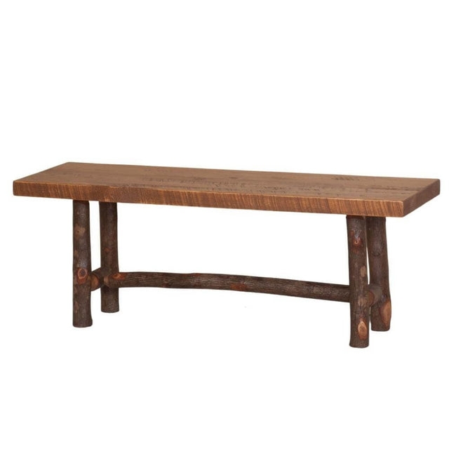 Garden Bench Lodge Silhouette Cutout Backrest Slat Seat Porch