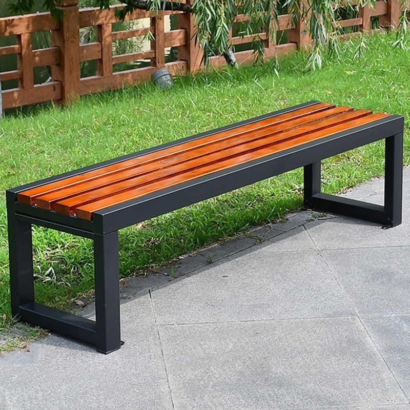 Garden Bench with Ornate Lattice Backrest Black Metal for Lush Backyard Seating