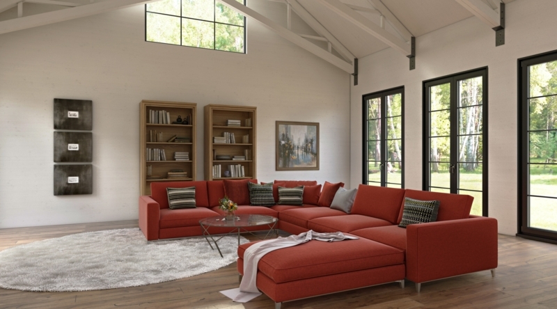 Grand Bookcase Rolling Library Ladder Floor To Ceiling Design