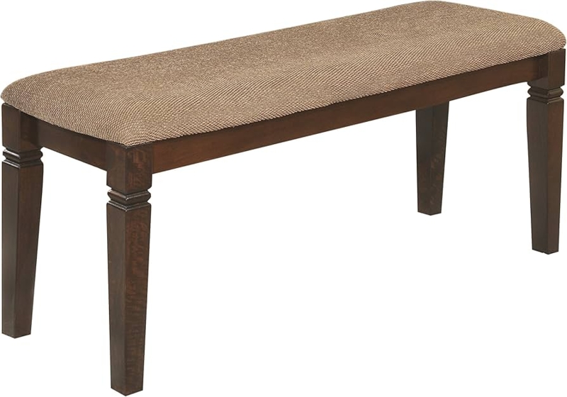 - Homelegance Dining Bench, 44-Inch, Western, Dark Brown,  Espresso Finish - Table Benches