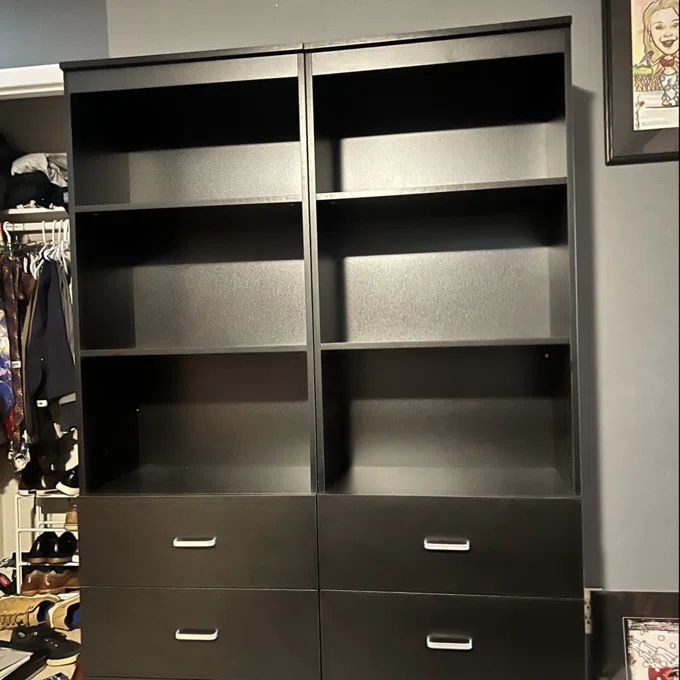 Kahler 70.9'' H x 23.6'' W Standard Bookcase with 3 Drawers | Foter Kahler 70.9'' H x 23.6'' W Standard Bookcase with 3 Drawers | Foter