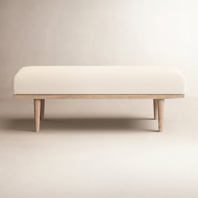 Long Farmhouse Entryway Bench in Dark Espresso Wood Finish
