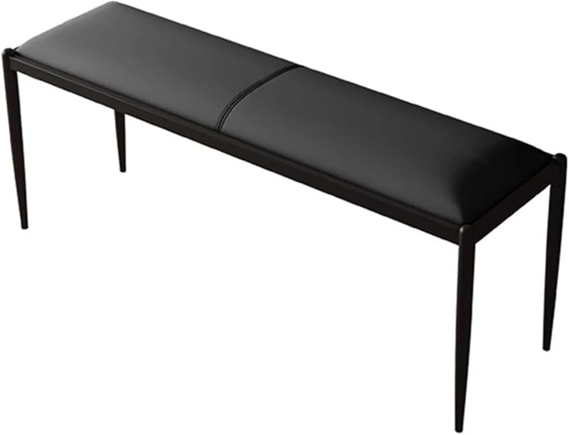 - LYXWGRZD Dining Bench, Upholstered Kitchen Bench, Faux Leather  Dining Room Bench, Entryway Bench with Metal Frame, Bench end of Bed for  Entryway, Living Room(Dark Gray) - Table Benches