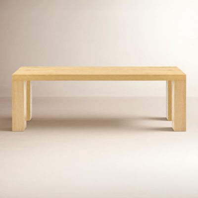 Mid-Century Spindle Back Bench in Dark Walnut Wood Finish