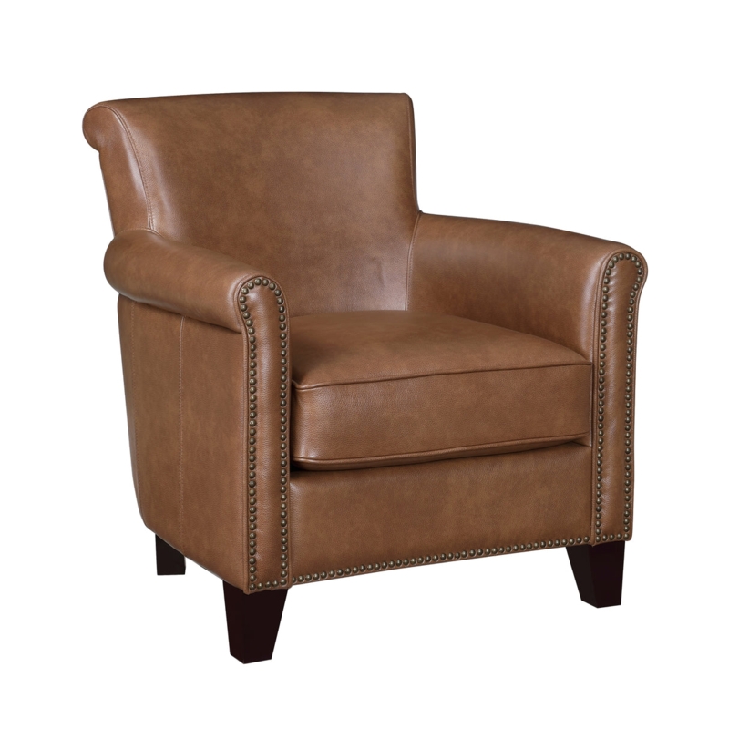 Minimalist Curved Back Accent Chair with Slender Black Metal Frame
