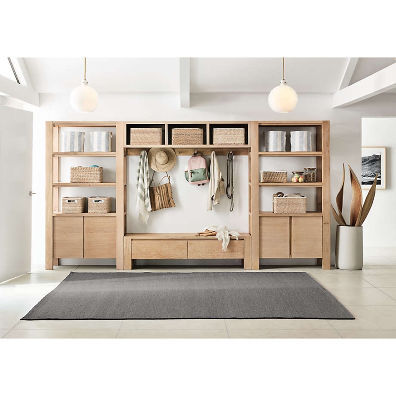 Minimalist Open Back Bookcase with Soft Rounded Corners