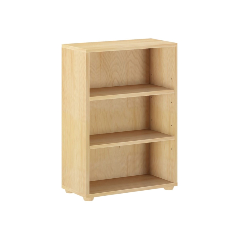 Nursery Bookcase Low Profile White Child Accessible
