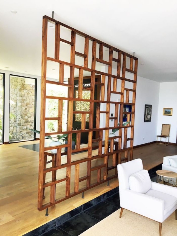 Room Divider, Open Slat, Scandinavian Style, Airy Open Plan Divider