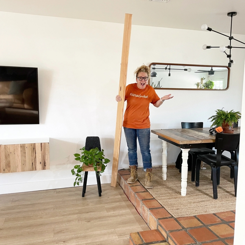 Room Divider Sunken Living Area Terracotta Tile Eclectic Open Plan