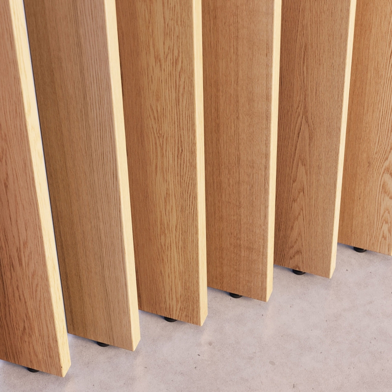 Rotating Wood Slat Room Dividers  Ships in 2 Business Days