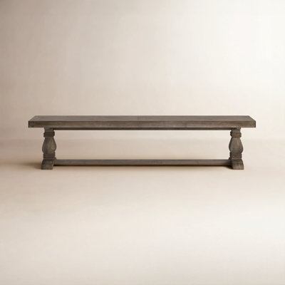 Rustic Wooden Entryway Bench with Plank Seat and Lower Shelf